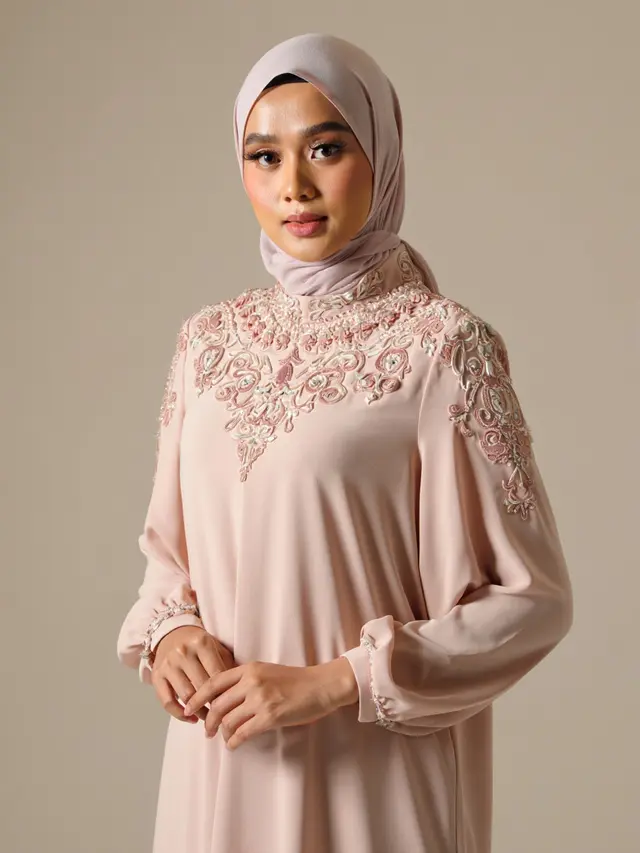 Gamis untuk Bahu Lebar