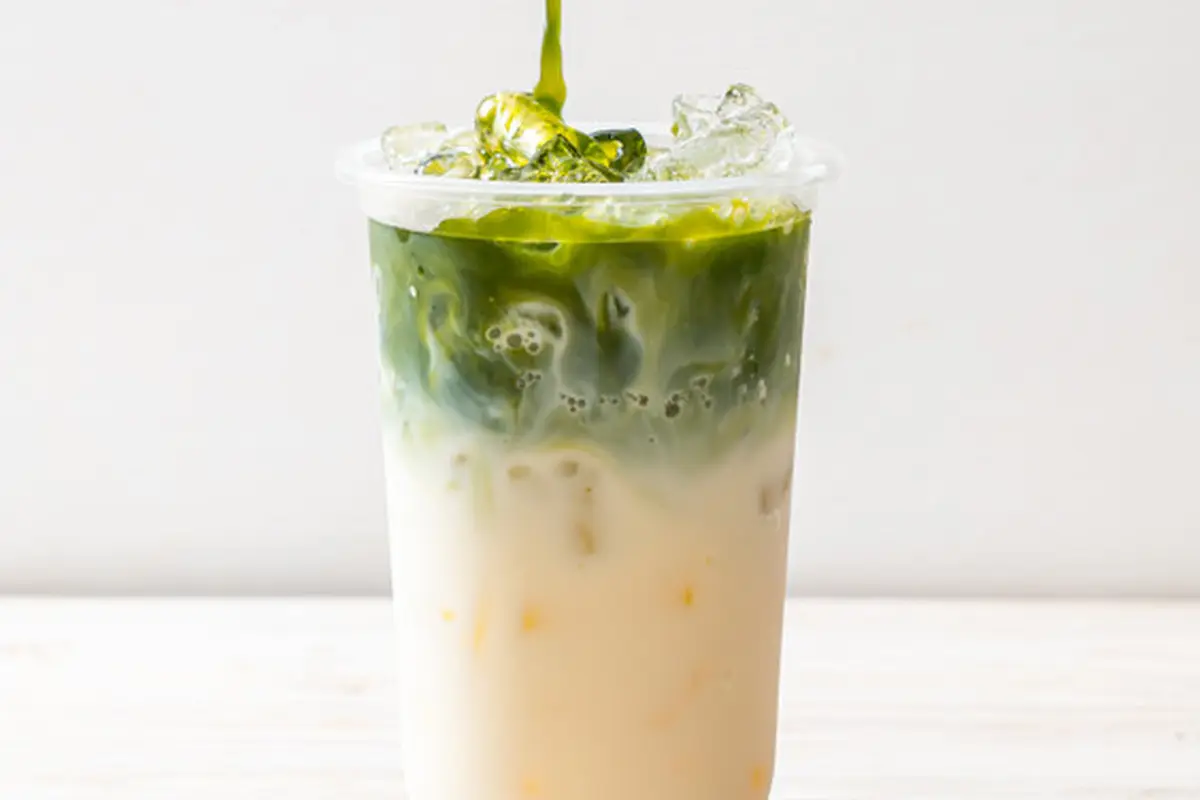 resep susu rasa pandan matcha