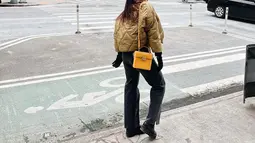 Aura menawannya Enzy Storia kian terpancarkan saat ia pamerkan senyum. Presenter kelahiran 10 Agustus 1992 memang memiliki paras yang menawan apalagi dengan sunggingan senyum yang ada di parasnya saat liburan di New York. Tak ayal, foto Enzy ini panen pujian dari netizen.  (Liputan6.com/IG/@enzystoria)