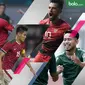 Beberapa pemain berpengalaman mengisi skuat Timnas Indonesia di Piala AFF 2018. (Bola.com/Dody Iryawan)