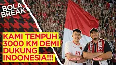 Bola Break kali ini kedatangan tamu dari Australia, yaitu Ketua Garuda Australia Osvaldo Giovanni hadir bersama Wakil Ketua Garuda Australia, Syarif M. Attamimi.