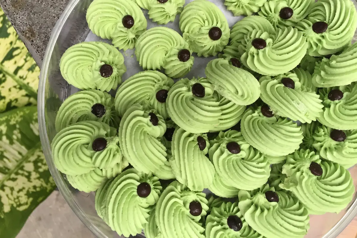 resep semprit pandan