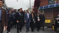 Potret Jokowi dan Iriana Nikmati Akhir Pekan di Busan Korea Selatan