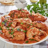 ilustrasi ayam saus singapore/from my point of view/Shutterstock