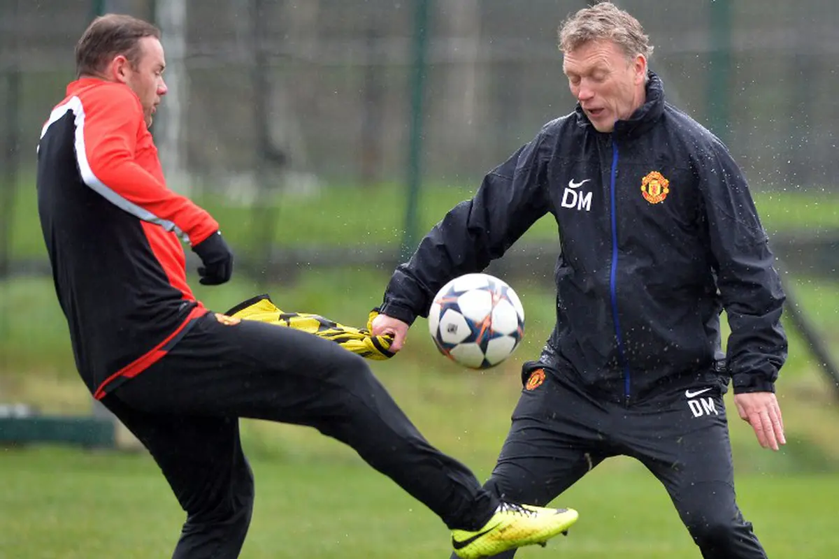 Wayne Rooney dan David Moyes