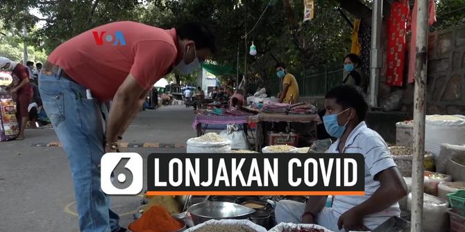 VIDEO: Pasar Kaki Lima Buka di Tengah Lonjakan Covid