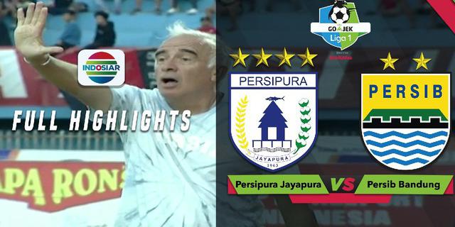 VIDEO: Highlights Liga 1 2018, Persipura Vs Persib 1-1