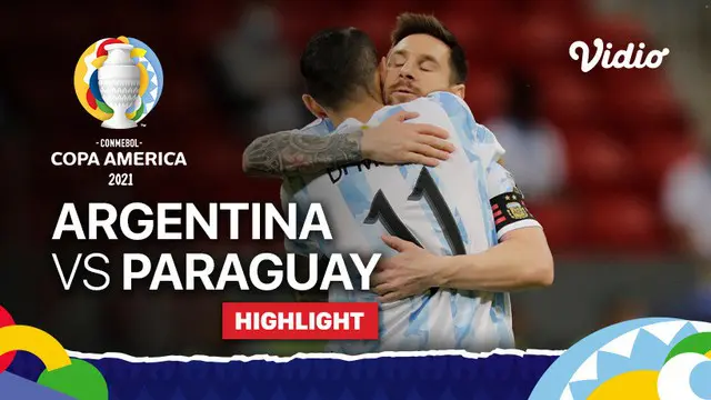 Berita video highlights Grup A Copa America 2021 antara Timnas Argentina melawan Paraguay yang berakhir dengan skor 1-0, Selasa (22/6/2021) pagi hari WIB.