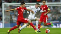 Babak I: Inggris Belum Mampu Jebol Gawang Swiss 
