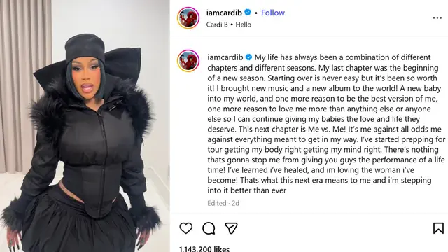 Cardi B. (Instagram/ iamcardib)