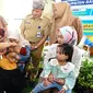 Proses Pekan Imunisasi Nasional Polio serentak di Banyuwangi (Istimewa)