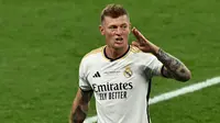 Toni Kross juga tidak memperpanjang kontrak bersama Real Madrid. (Ben Stansall/AFP)