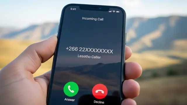 Telepon +266 Kode Negara Mana