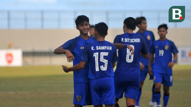 Thailand U-19 Vs Laos Piala AFF U-19 2018