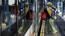 "Ini menunjukkan konsistensi sikap PDIP karena kami setiap tahun, kecuali saat pandemi terus melakukan upaya membantu pemerintah dengan menyediakan mudik gratis," sambung Hasto. (Liputan6.com/Herman Zakharia)