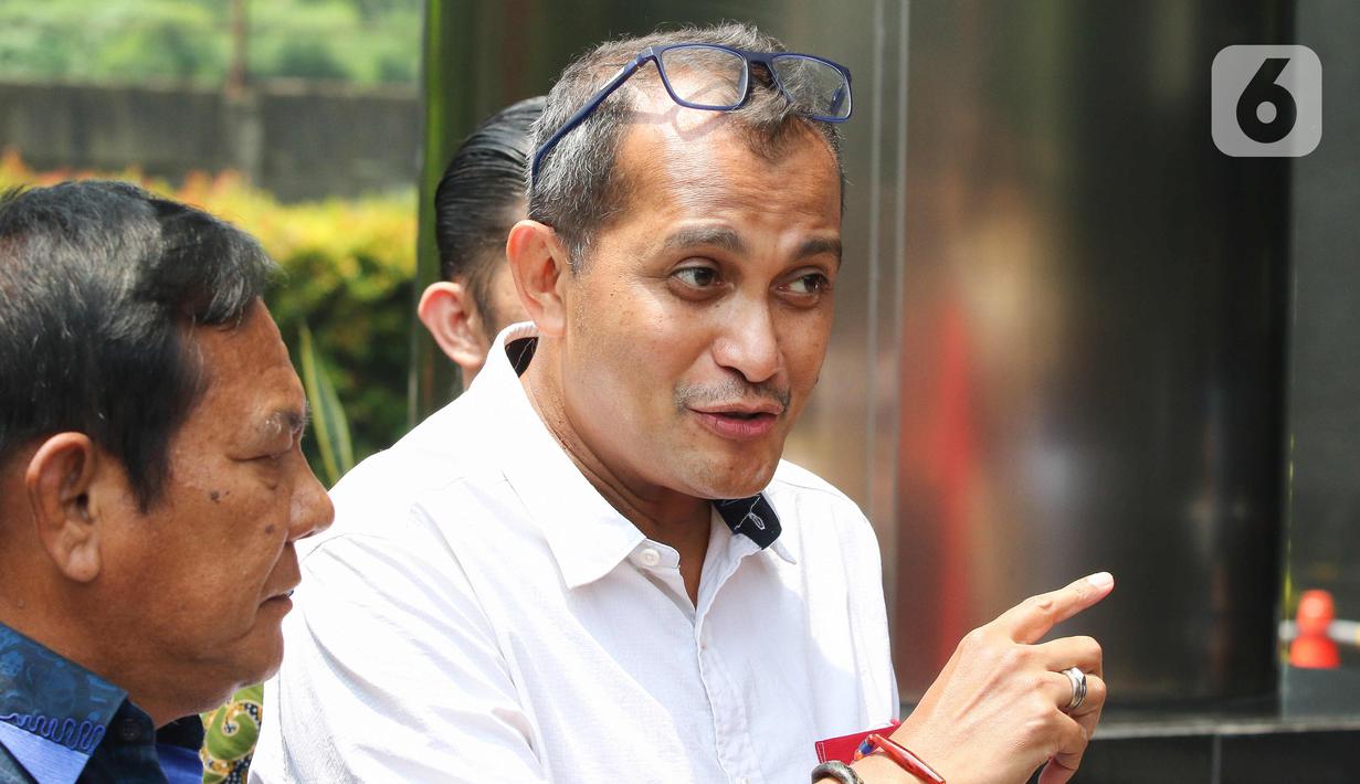 Yogi bermaksud melaporkan Ketua Indonesia Police Watch (IPW) Sugeng Teguh Santoso atas dugaan pencemaran nama baik. (Liputan6.com/Herman Zakharia)