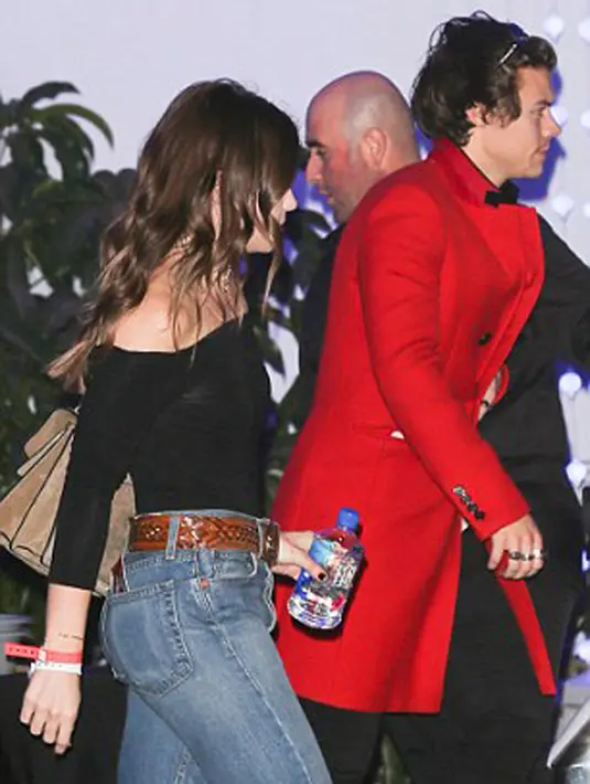 Kendall dan Styles bertemu di lokasi konser tanpa disengaja. Tak heran jika keduanya merasa kaku, terlebih saat itu Styles hadir bersama seorang wanita yang kabarnya berparas mirip dengan Kendall Jenner. (doc.dailymail.com)