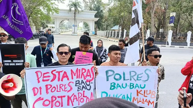 Jurnalis Dianiaya Usai Pergoki Polisi Pesta Miras Bareng Wanita di Polres Baubau, Propam Turun Tangan