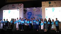 Peluncuran aplikasi Yonder di Hotel Mulia, Jakarta, Senin (Liputan6.com/ Agustinus Mario Damar)