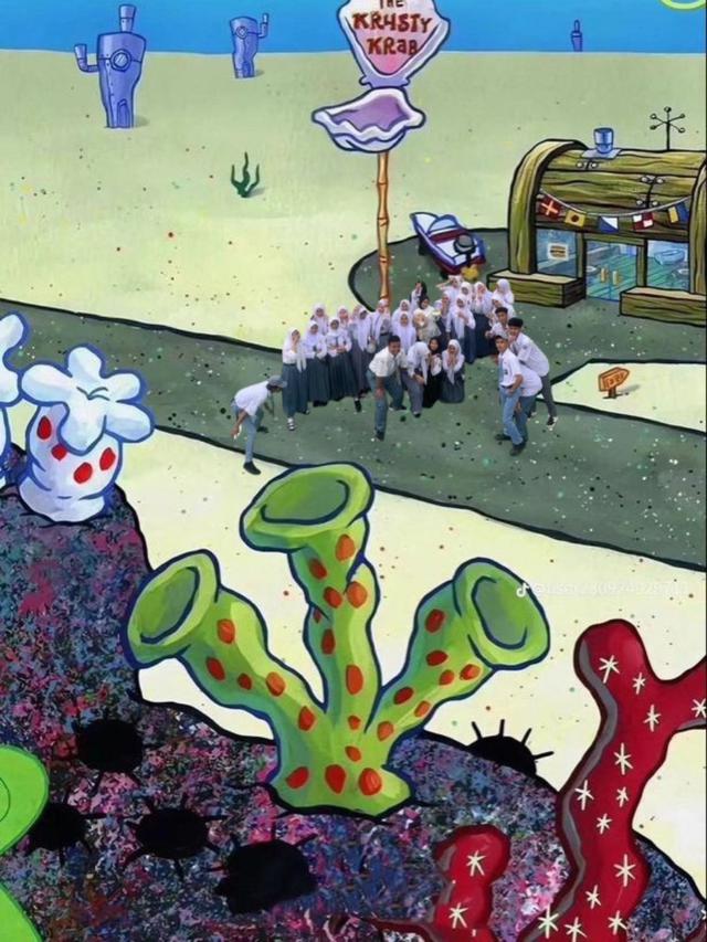 6 Editan Foto Anak SMA Liburan Ini Kocak,