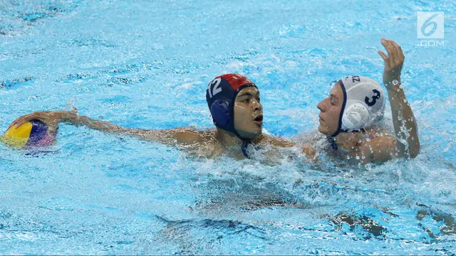 Perempat Final Polo Air Putra Asian Games 2018, Indonesia Takluk dari Kazakhstan