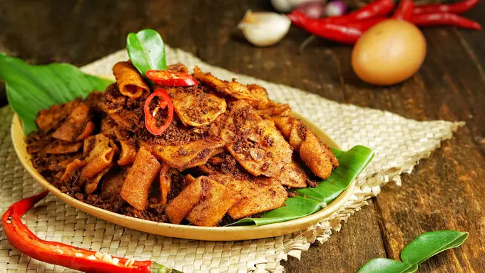 rendang telur Padang