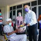 Tadjeri Soelaiman, kakek 95 tahun di Pontianak, dinyatakan sembuh dari Covid-19. (Liputan6.com/ Aceng Mukaram)