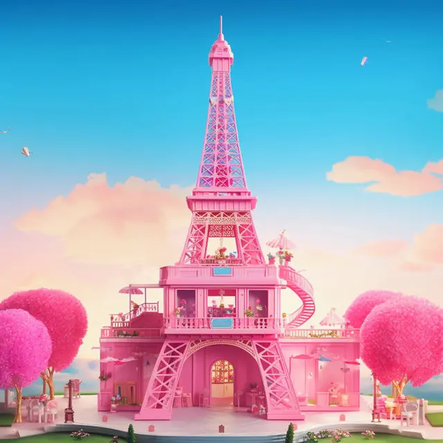 6 Potret Tempat Ikonik di Dunia Diubah Bak Tema Barbie, Jadi Serba Pink