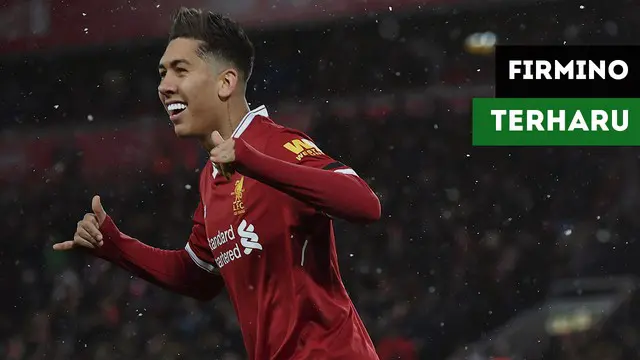 VIDEO: Aksi Fans Liverpool Buat Roberto Firmino Menangis Terharu