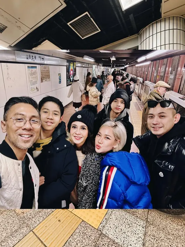 Momen Liburan BCL dan Keluarga di Jepang