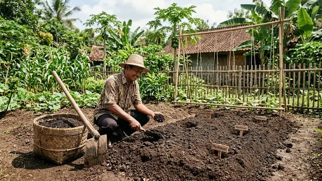 Cara Menanam Mentimun di Pekarangan/AI Generated