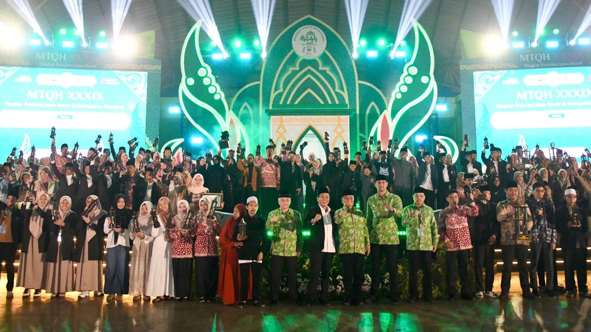 Kabupaten Bandung Juara Umum MTQH ke-39 Tingkat Provinsi Jawa Barat 