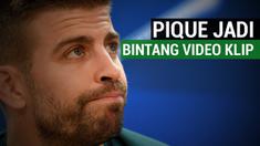 Gerard Pique membintangi video klip Shakira yang berjudul Me Enamore, seperti apa penampilan bek Barcelona itu?