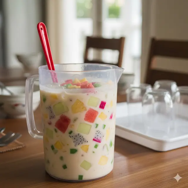 Es Sop Buah Susu Krimi Ukuran Teko