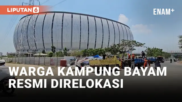 Jelang Piala Dunia U-17, Tenda Warga Kampung Bayam Direlokasi