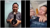 Viral Video Bapak Muslik Main Tik Tok, Ini 6 Aksinya yang Bikin Ngakak (sumber:Twitter/@Aldhiawolf)