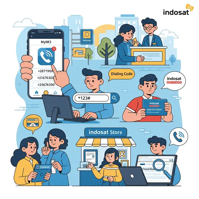 Cara Cek Nomor Indosat yang Hilang.