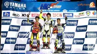 Herman Bass dan Syahrul Amin Juara Yamaha Cup Race Makassar