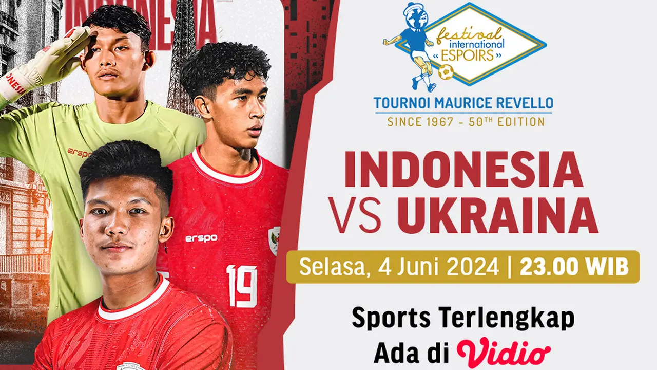 Indonesia U20 vs Ukraina Toulon Cup 2024
