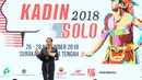 Presiden Jokowi memberikan sambutan pada acara penutupan Rapimnas Kadin di Solo, Jawa Tengah, Rabu (28/11). Jokowi berencana membatalkan rencana relaksasi Daftar Negatif Investasi (DNI) dari paket kebijakan ekonomi ke-16. (Liputan6.com/Angga Yuniar)