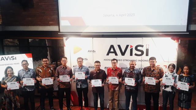 Perwakilan 11 platform video streaming yang tergabung ke dalam AVISI