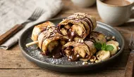 Resep Kebab Pisang Cokelat yang Renyah dan Lumer
