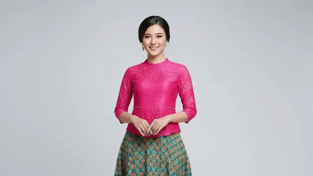 Model Kebaya Brokat dengan Rok Payung by Gemini