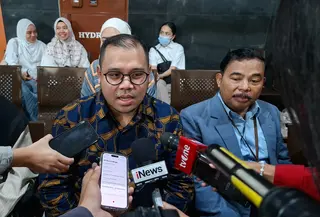 Ibam mengaku belakangan ini sering melakukan salat tahajud demi kelancaran proses sidangnya. (Liputan6.com/Rifqy Alief Abiyya)