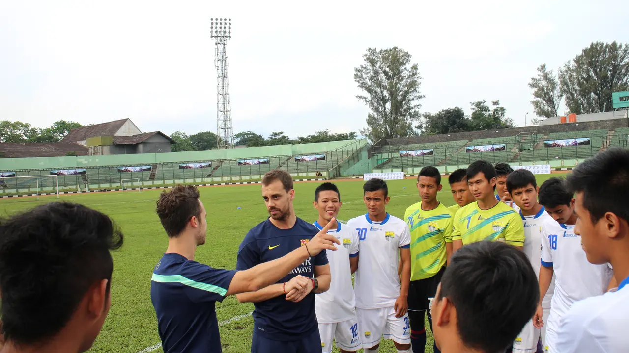 Pemain Persib U-21 Bahagia Mendapat Pelatihan Barcelona
