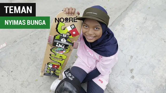 Berita video mengenal atlet skateboard, Nyimas Bunga Cinta, peraih medali Asian Games 2018 termuda asal Indonesia.