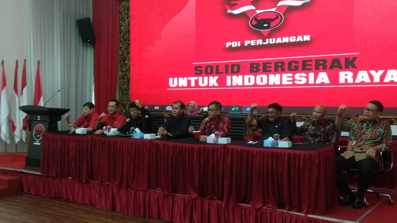 PDIP Gelar Konferensi Pers di Kantor DPP PDIP