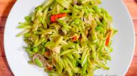 Resep labu siam tumis saus tiram. (dok. Cookpad @henie80)