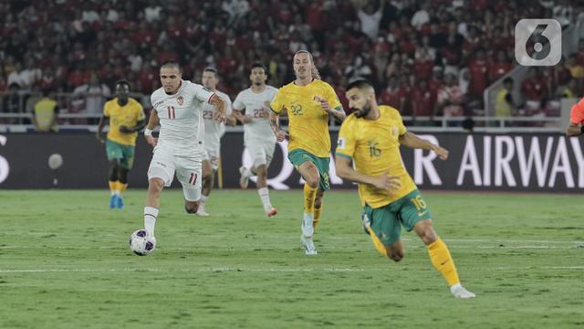 Sengit, Babak Pertama Timnas Indonesia vs Australia Berakhir Imbang