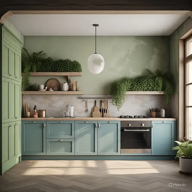 Dapur Konsep Biofilik